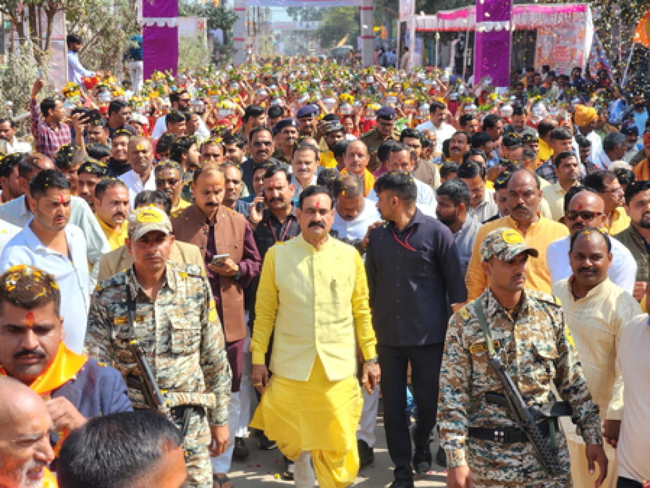 मध्य प्रदेश: डबरा में कलश यात्रा के दौरान बुजुर्ग महिला की मृत्यु